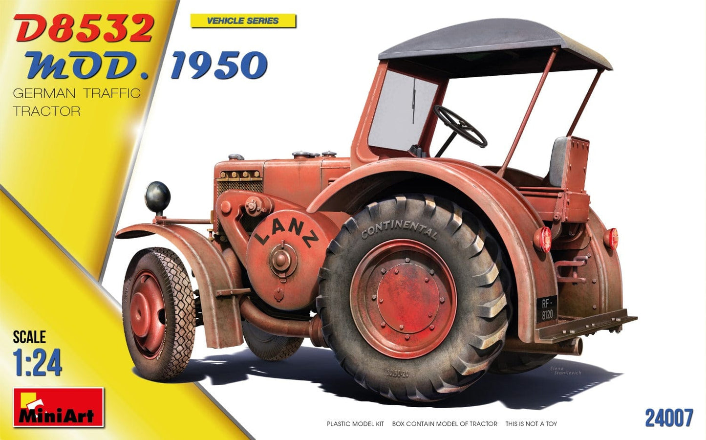 010 - Miniart - 24007 - Lanz D8532 Bulldog 1950 - primary image