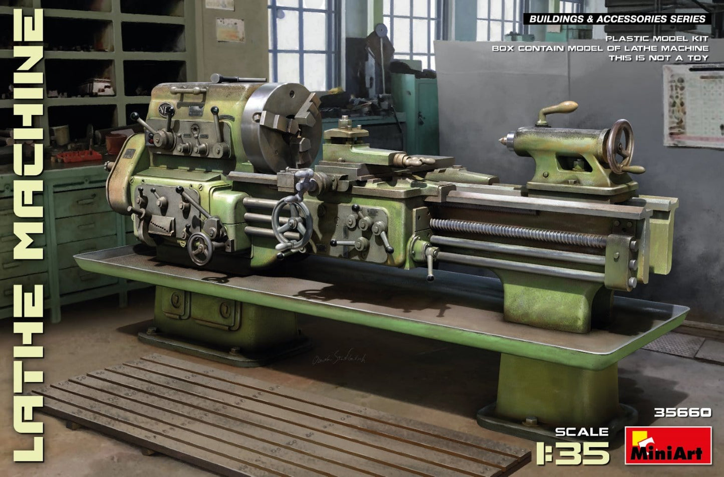 010 - Miniart - 35660 - Lathe Machine - primary image