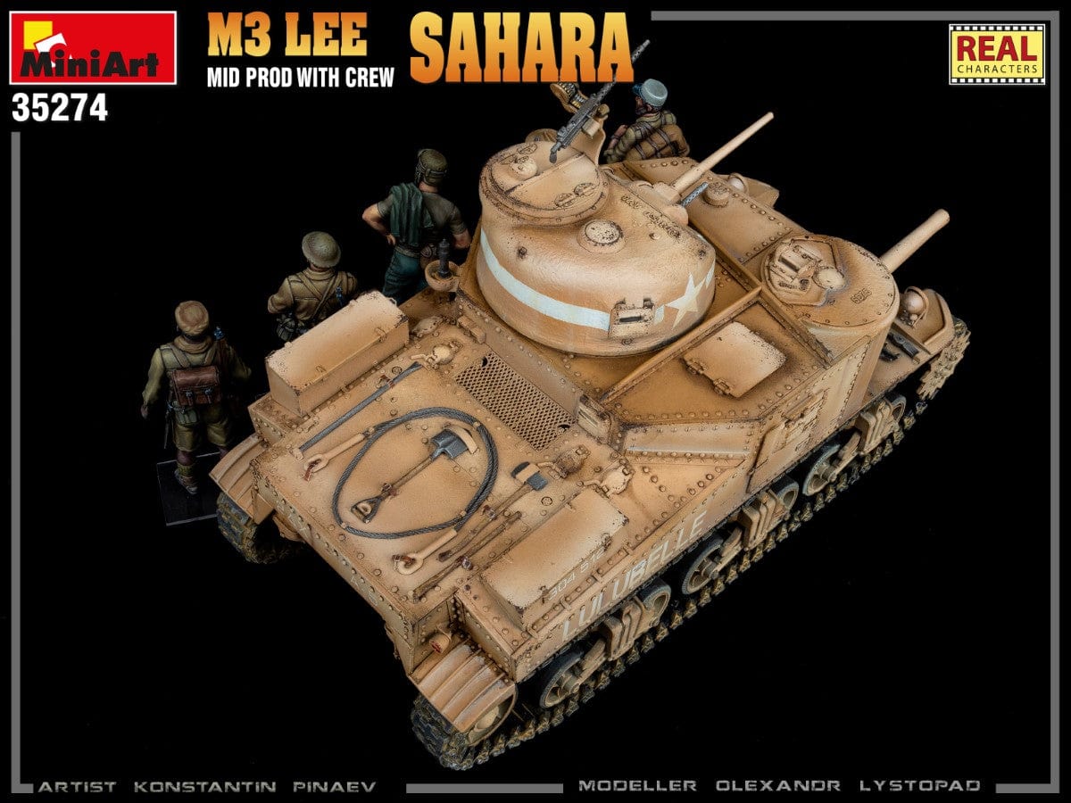709 - Miniart - 35274 - M3 Lee ‘Sahara’ (mid) - painted model