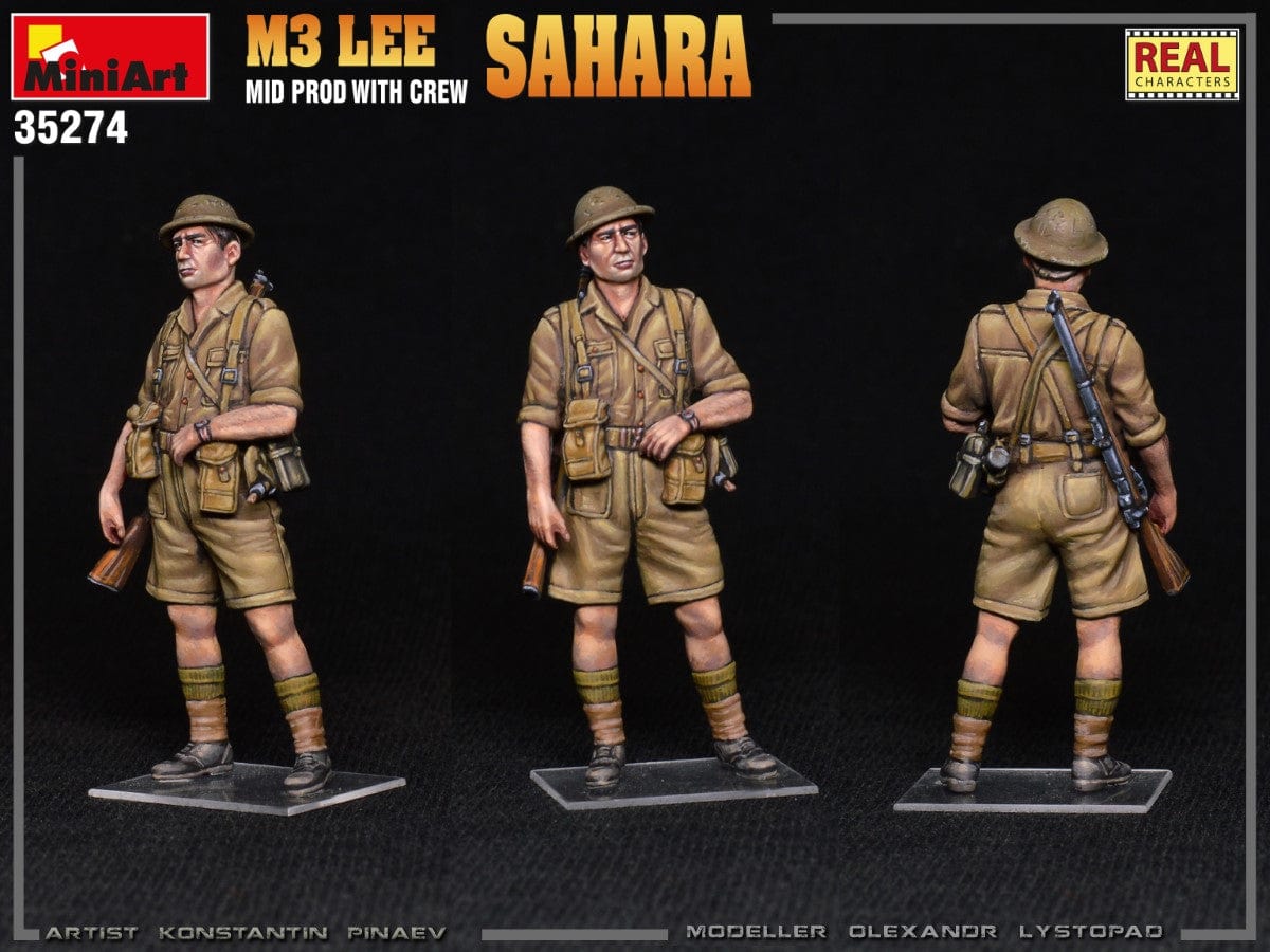 711 - Miniart - 35274 - M3 Lee ‘Sahara’ (mid) - painted model