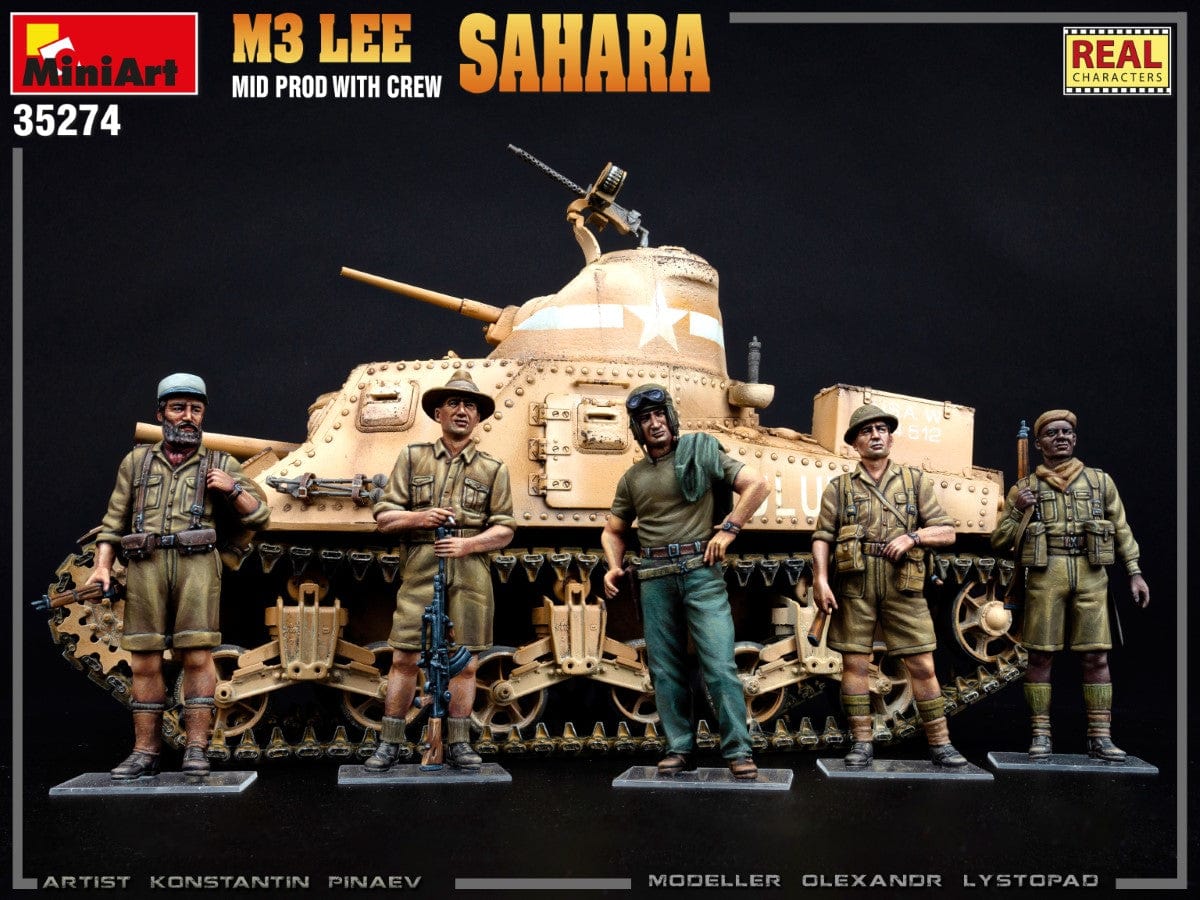 700 - Miniart - 35274 - M3 Lee ‘Sahara’ (mid) - painted model