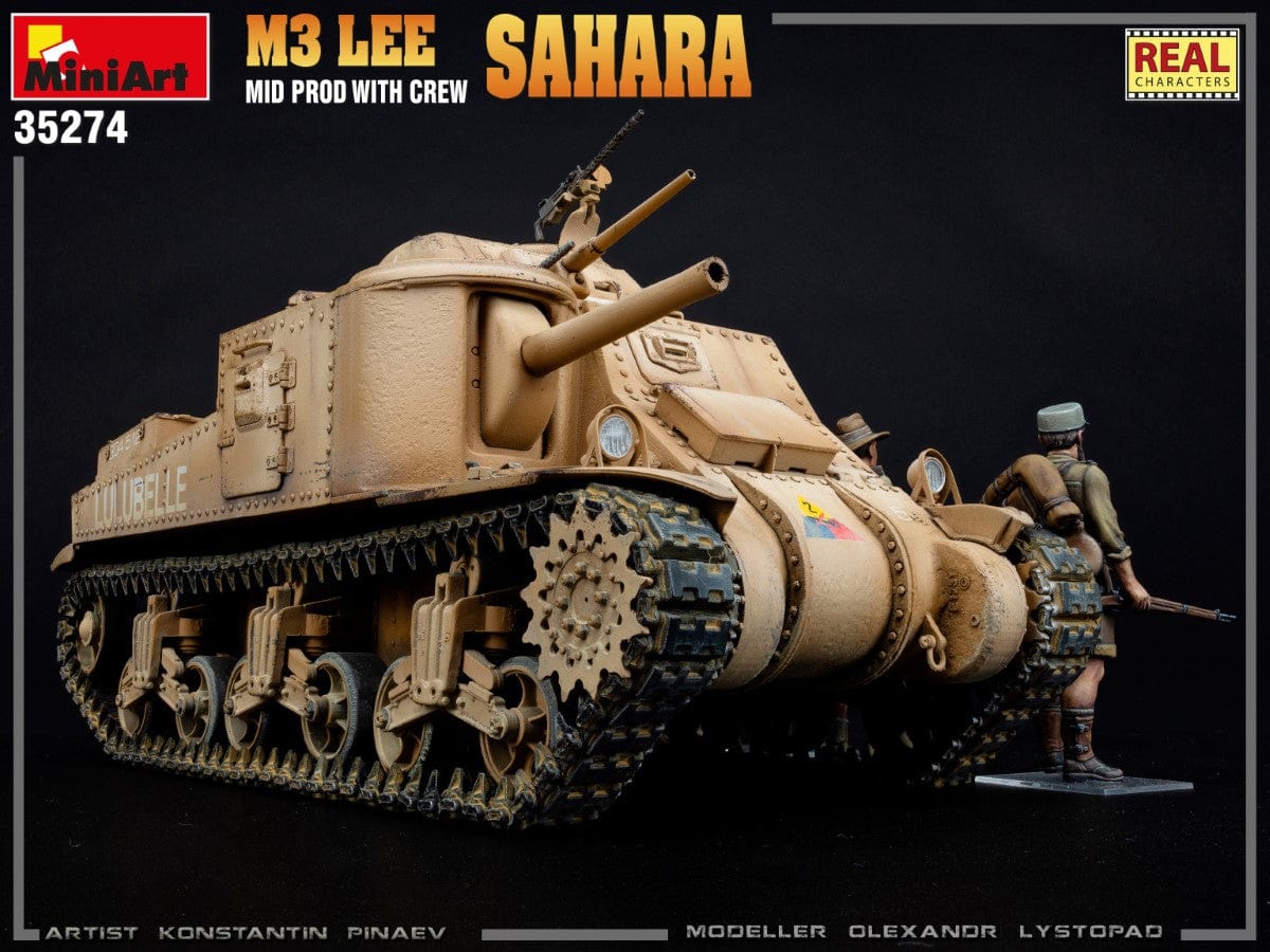 701 - Miniart - 35274 - M3 Lee ‘Sahara’ (mid) - painted model