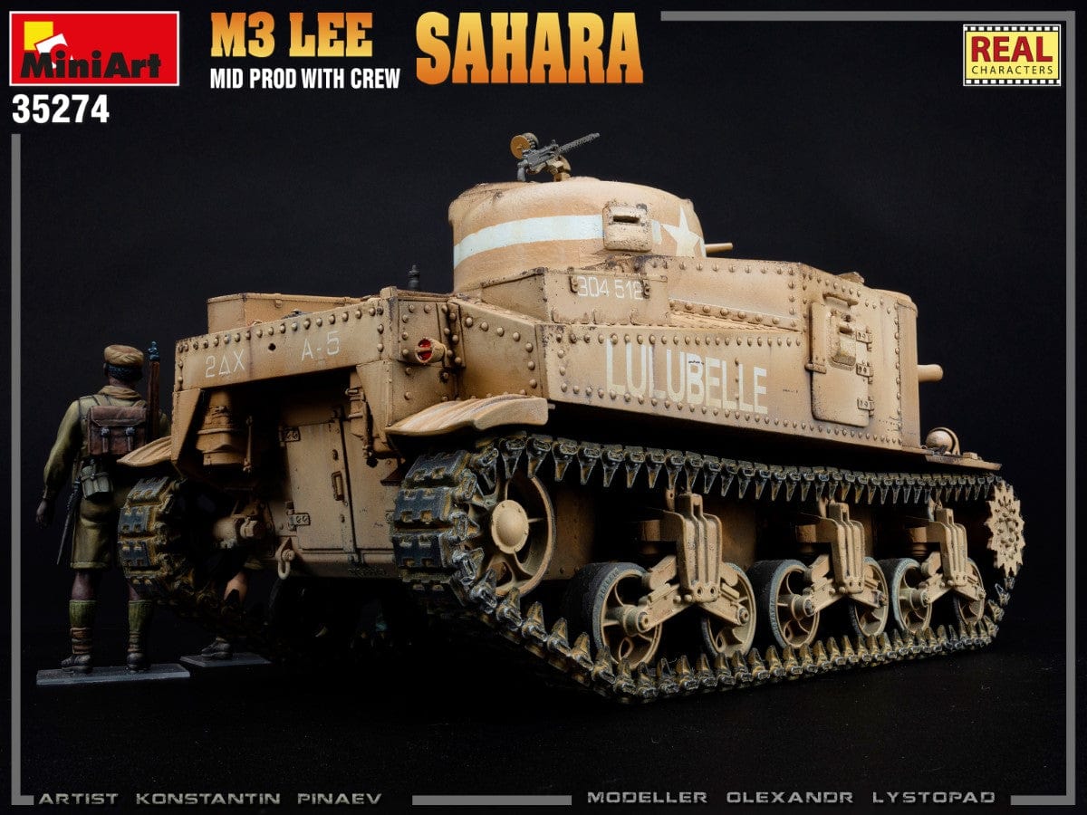 703 - Miniart - 35274 - M3 Lee ‘Sahara’ (mid) - painted model