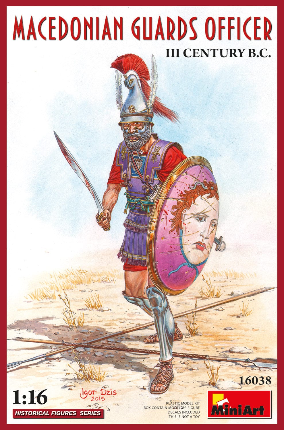 010 - Miniart - 16038 - Macedonian Guards Officer - primary image