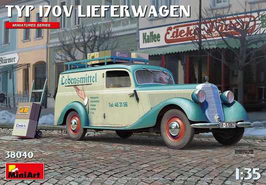 010 - Miniart - 38040 - Mercedes-Benz Typ 170V Liefwerwagen Delivery Van - primary image