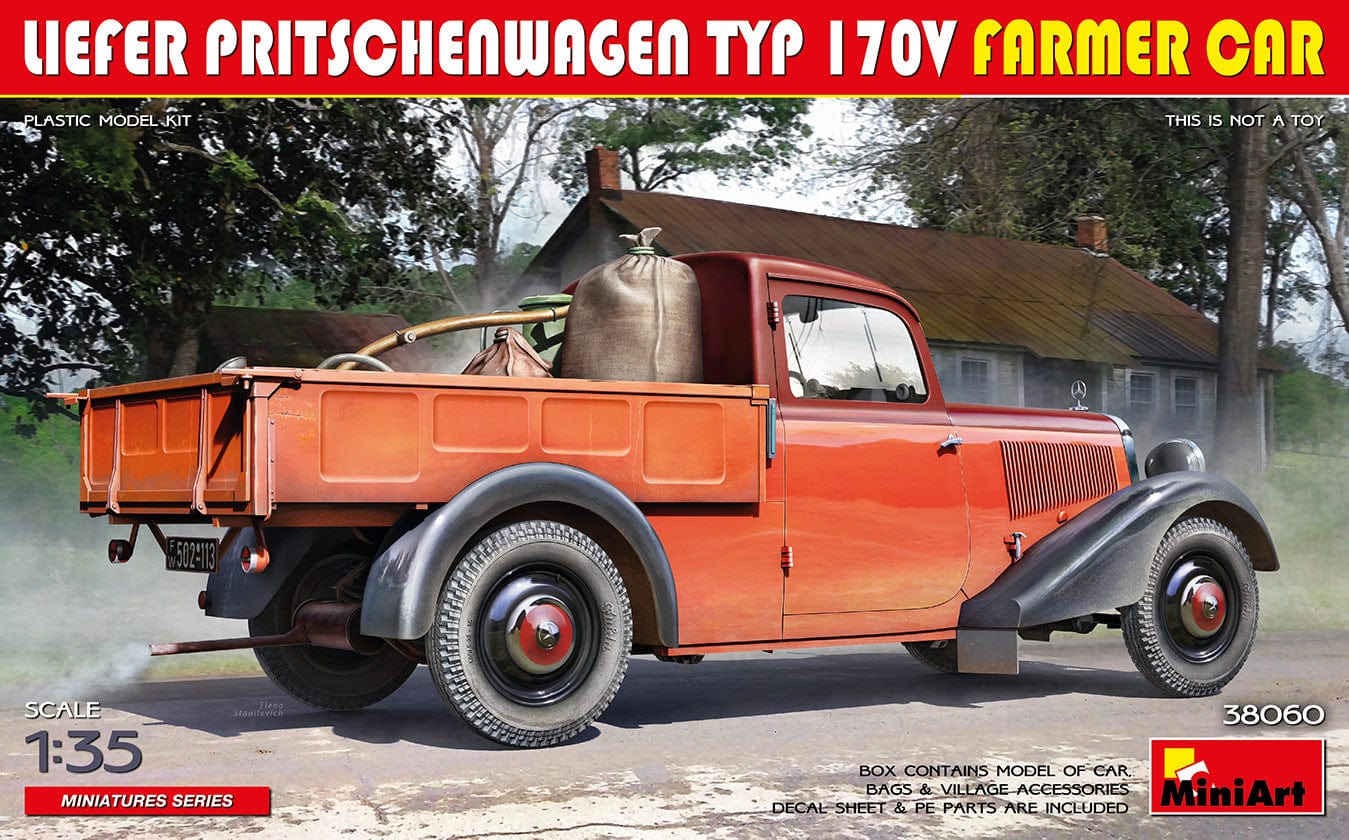010 - Miniart - 38060 - Mercedes-Benz Typ 170V Pritschenwagen - primary image