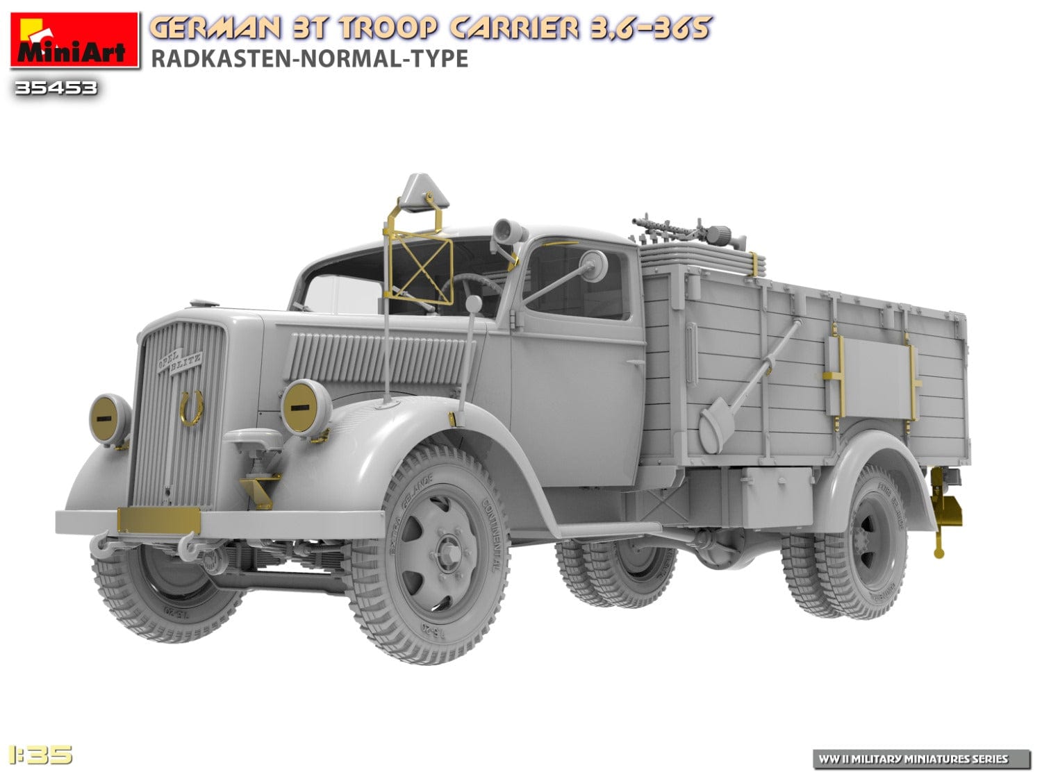 Miniart - 35453 - Opel Blitz 3.6-36S Radkasten - digital model