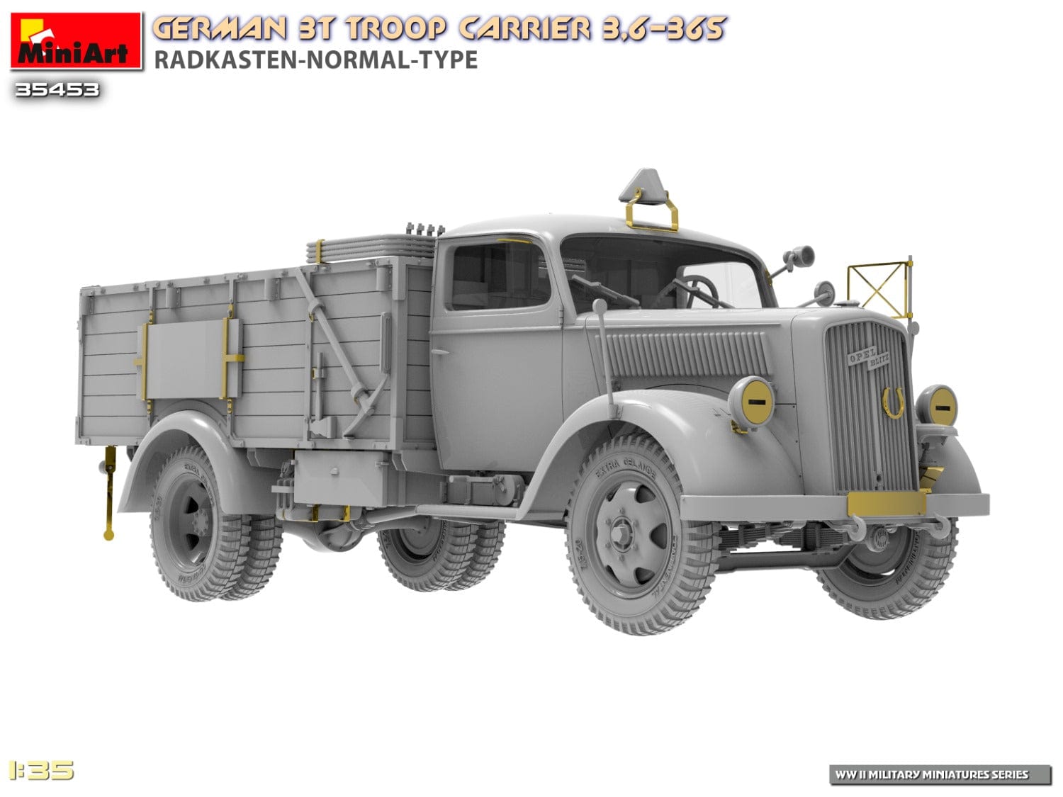 Miniart - 35453 - Opel Blitz 3.6-36S Radkasten - digital model