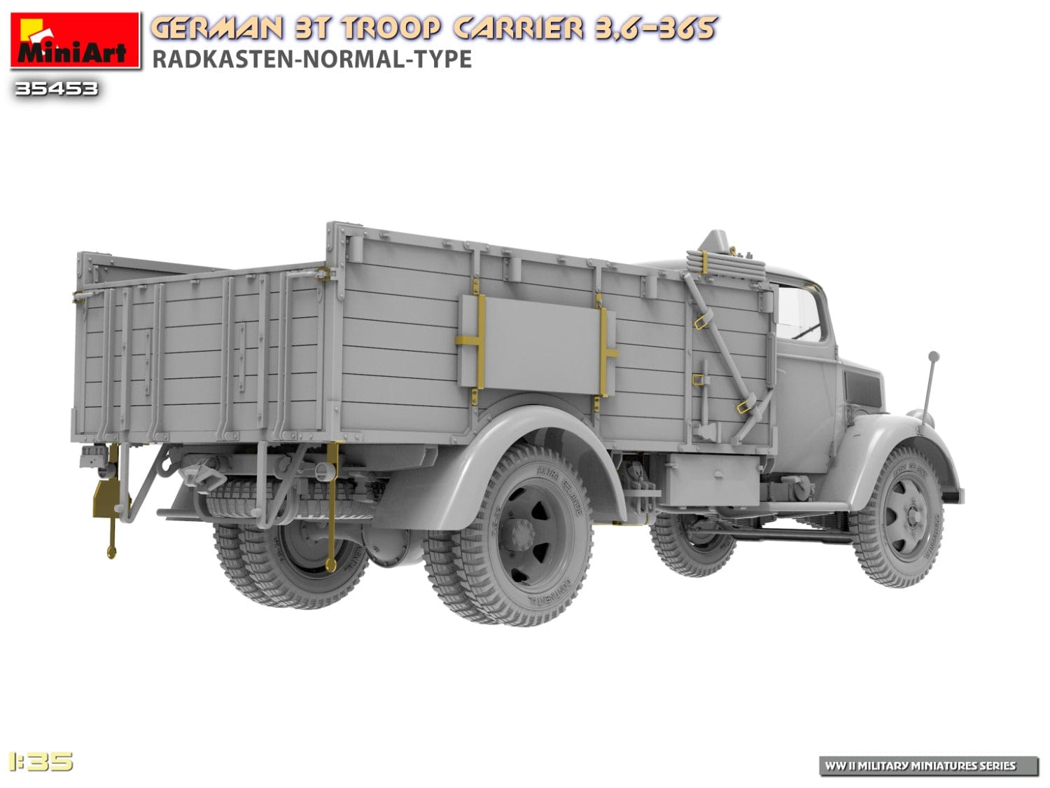 Miniart - 35453 - Opel Blitz 3.6-36S Radkasten - digital model