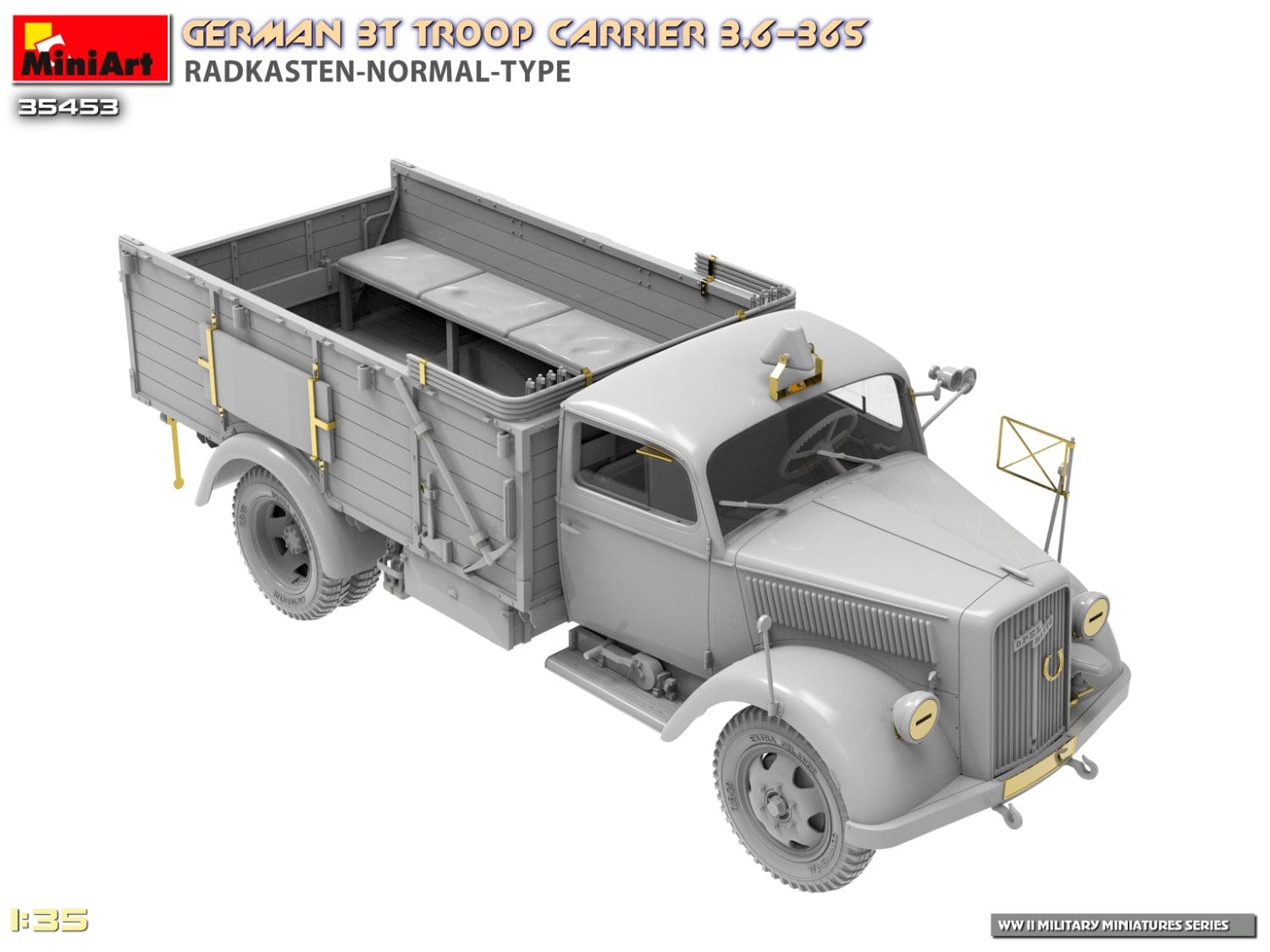 Miniart - 35453 - Opel Blitz 3.6-36S Radkasten - digital model