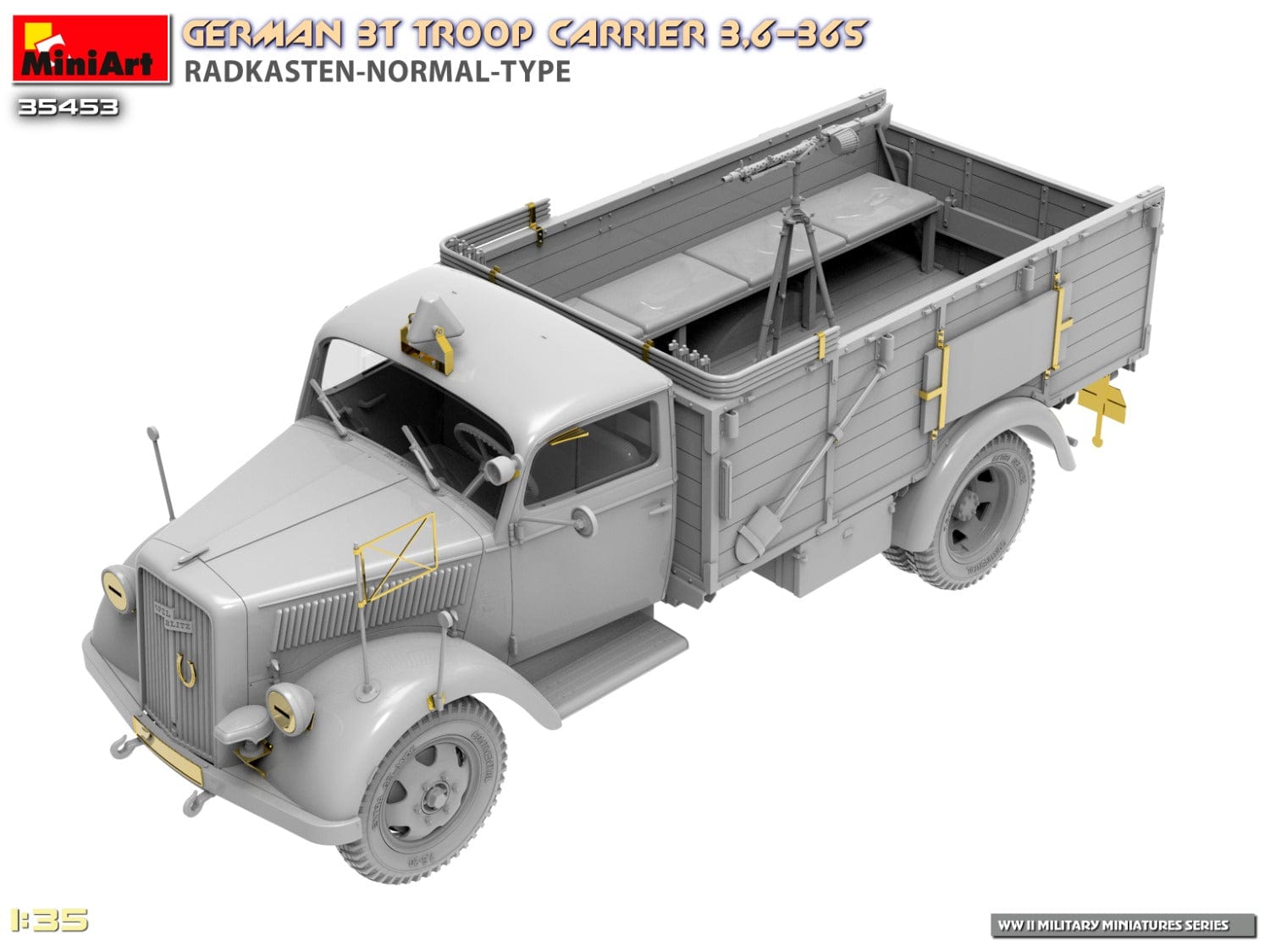 Miniart - 35453 - Opel Blitz 3.6-36S Radkasten - digital model