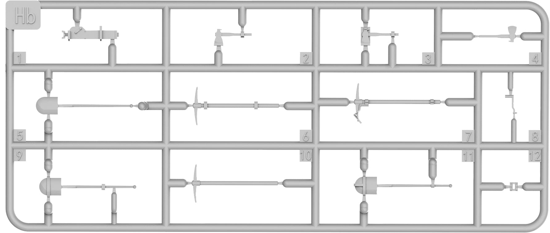 Miniart - 35453 - Opel Blitz 3.6-36S Radkasten - sprue