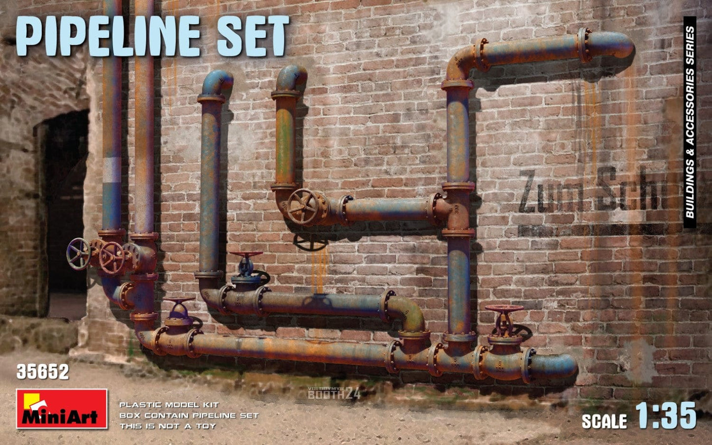 010 - Miniart - 35652 - Pipeline Set - primary image