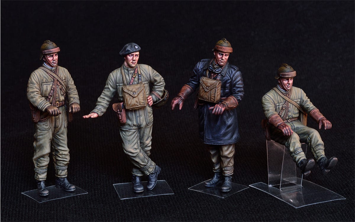 700 - Miniart - 35267 - Polish Tank Crew - painted model