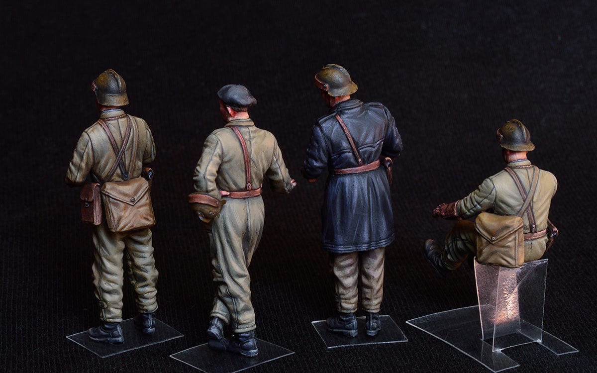 701 - Miniart - 35267 - Polish Tank Crew - painted model