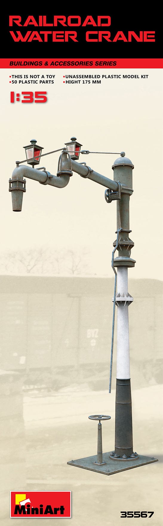 010 - Miniart - 35567 - Railway Water Crane - primary image