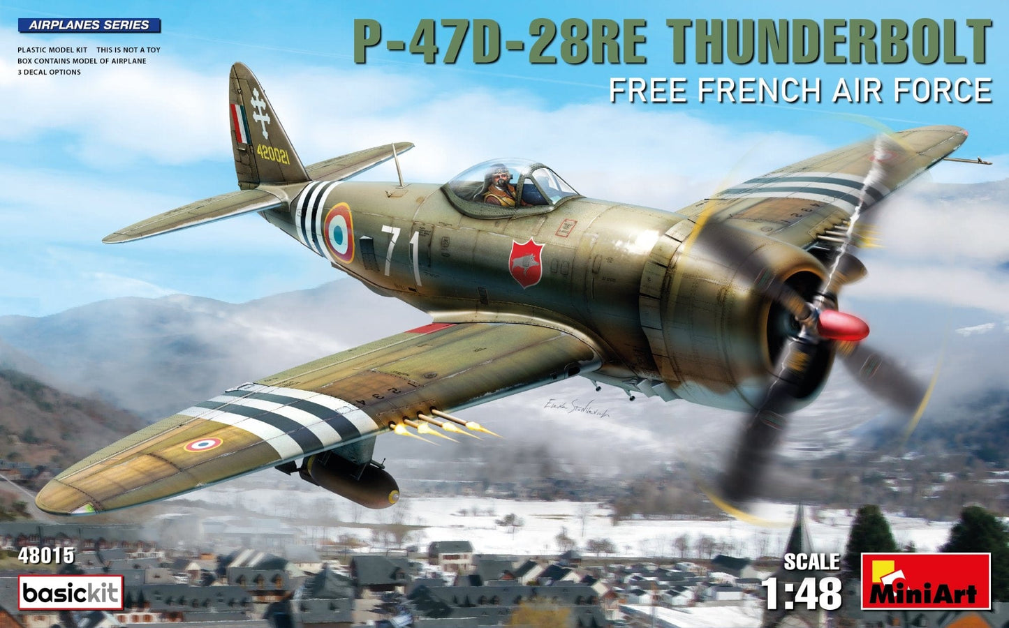 010 - Miniart - 48015 - Republic P-47D-28-RE Thunderbolt - primary image
