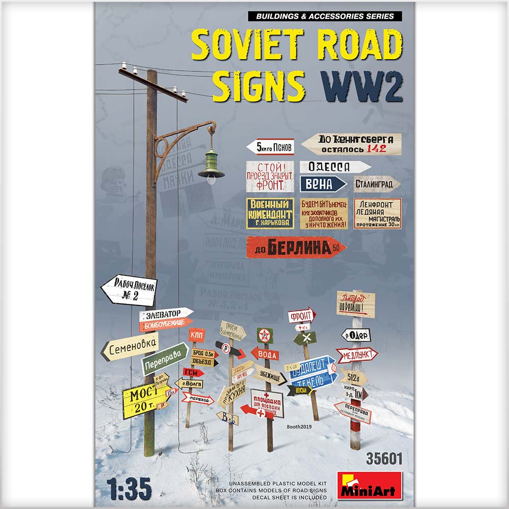010 - Miniart - 35601 - Soviet Road Signs - primary image