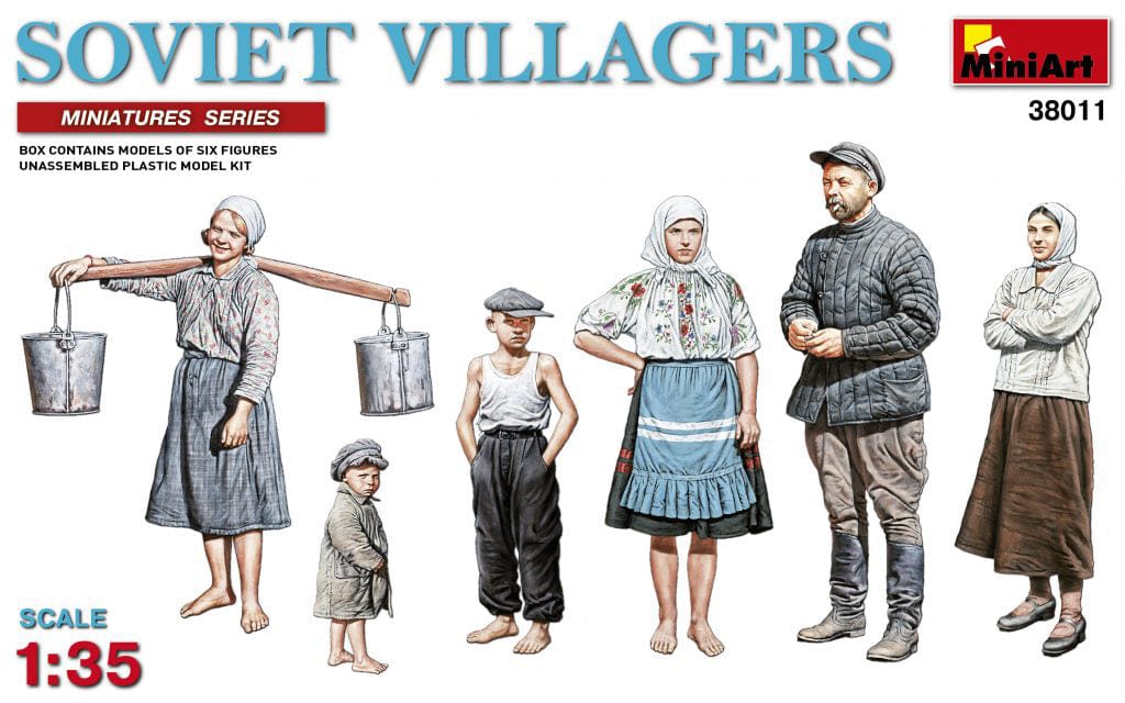 010 - Miniart - 38011 - Soviet Villagers - primary image