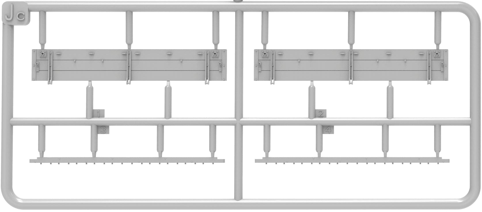 Miniart - 35493 - Steyr RSO/01 Feldküche - sprue