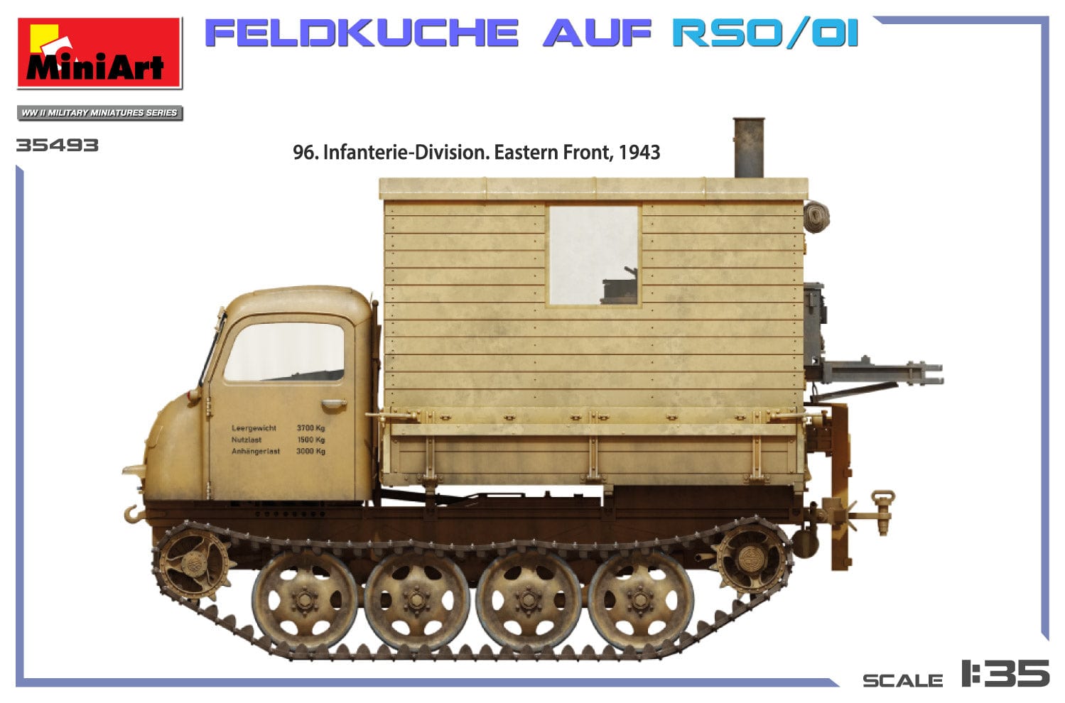 Miniart - 35493 - Steyr RSO/01 Feldküche - paint schemes