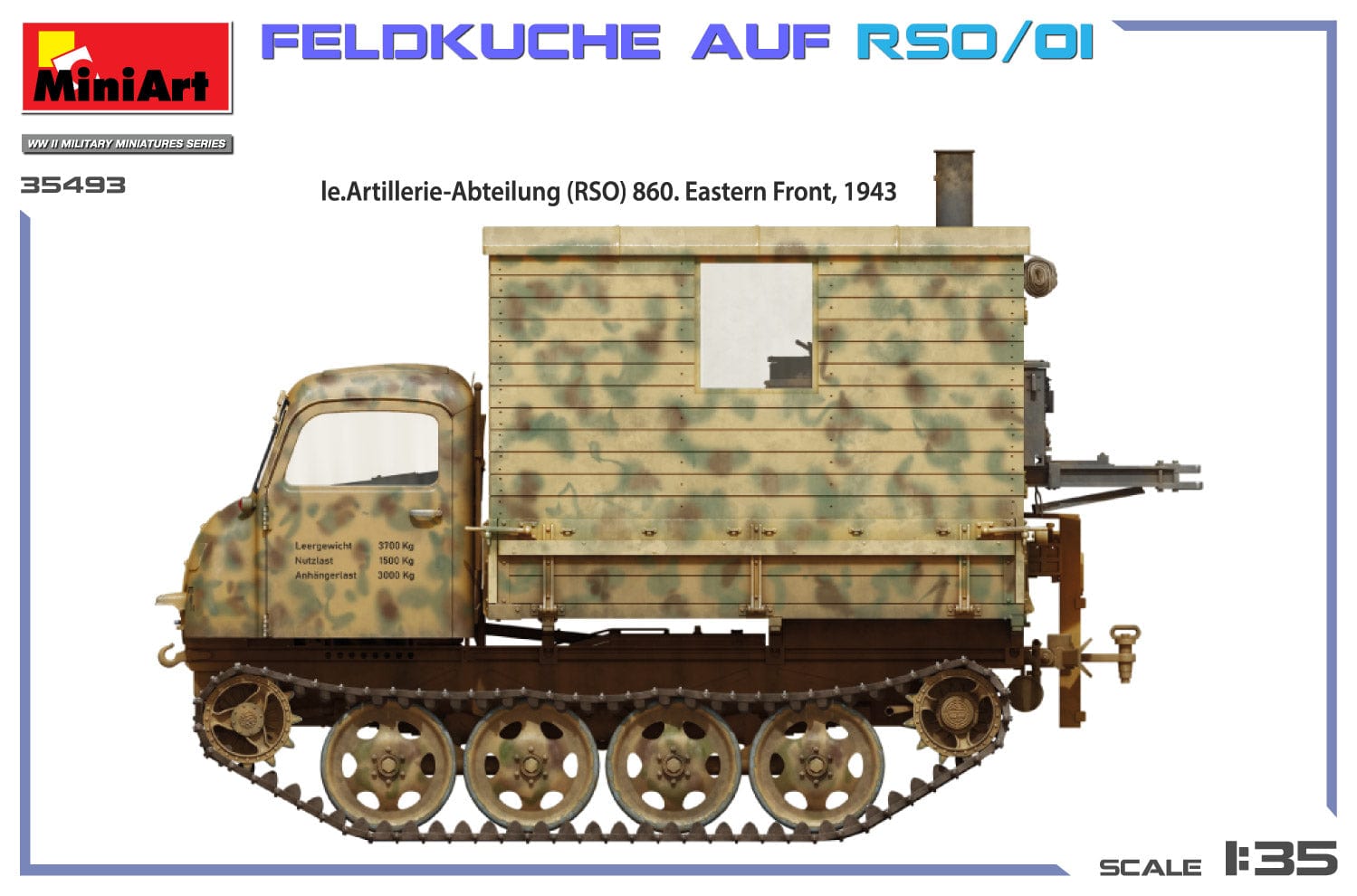 Miniart - 35493 - Steyr RSO/01 Feldküche - paint schemes