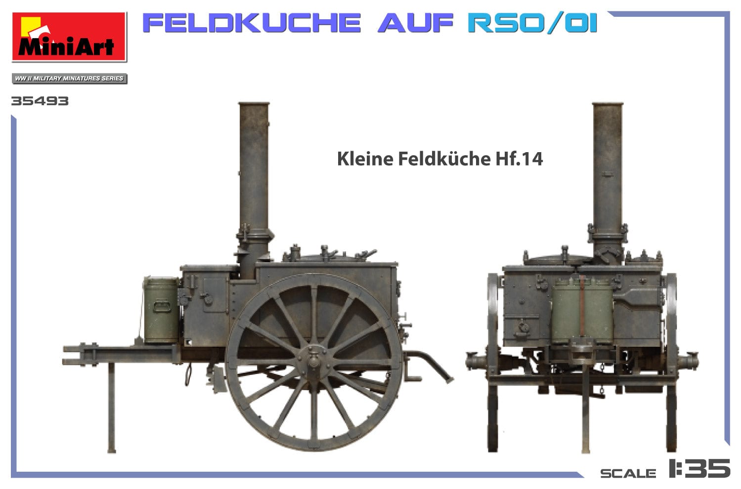 Miniart - 35493 - Steyr RSO/01 Feldküche - paint schemes