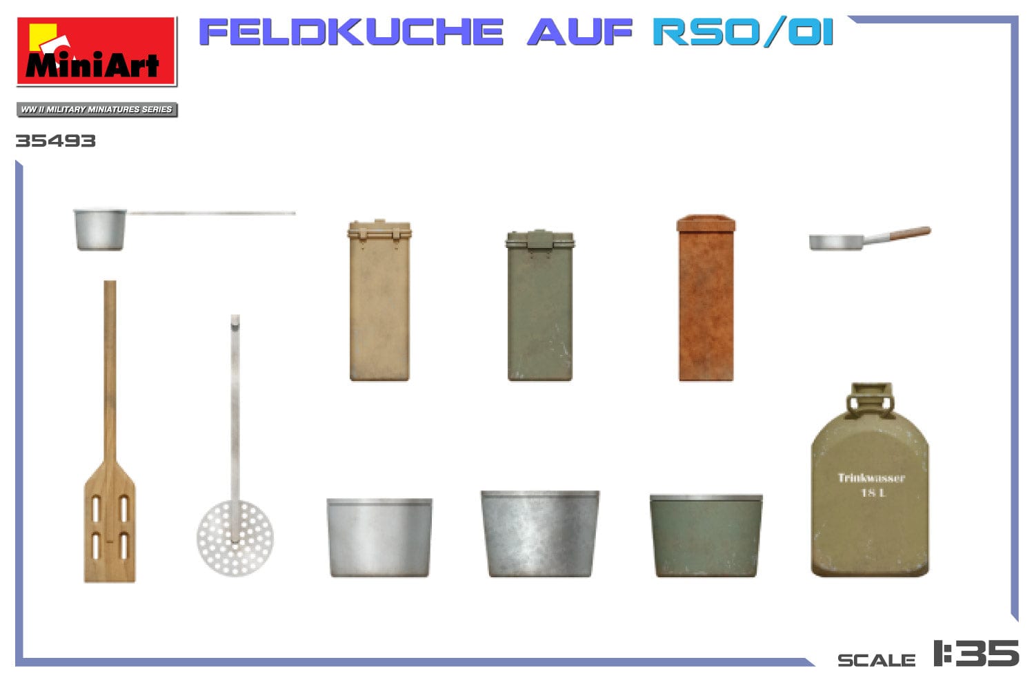 Miniart - 35493 - Steyr RSO/01 Feldküche - paint schemes