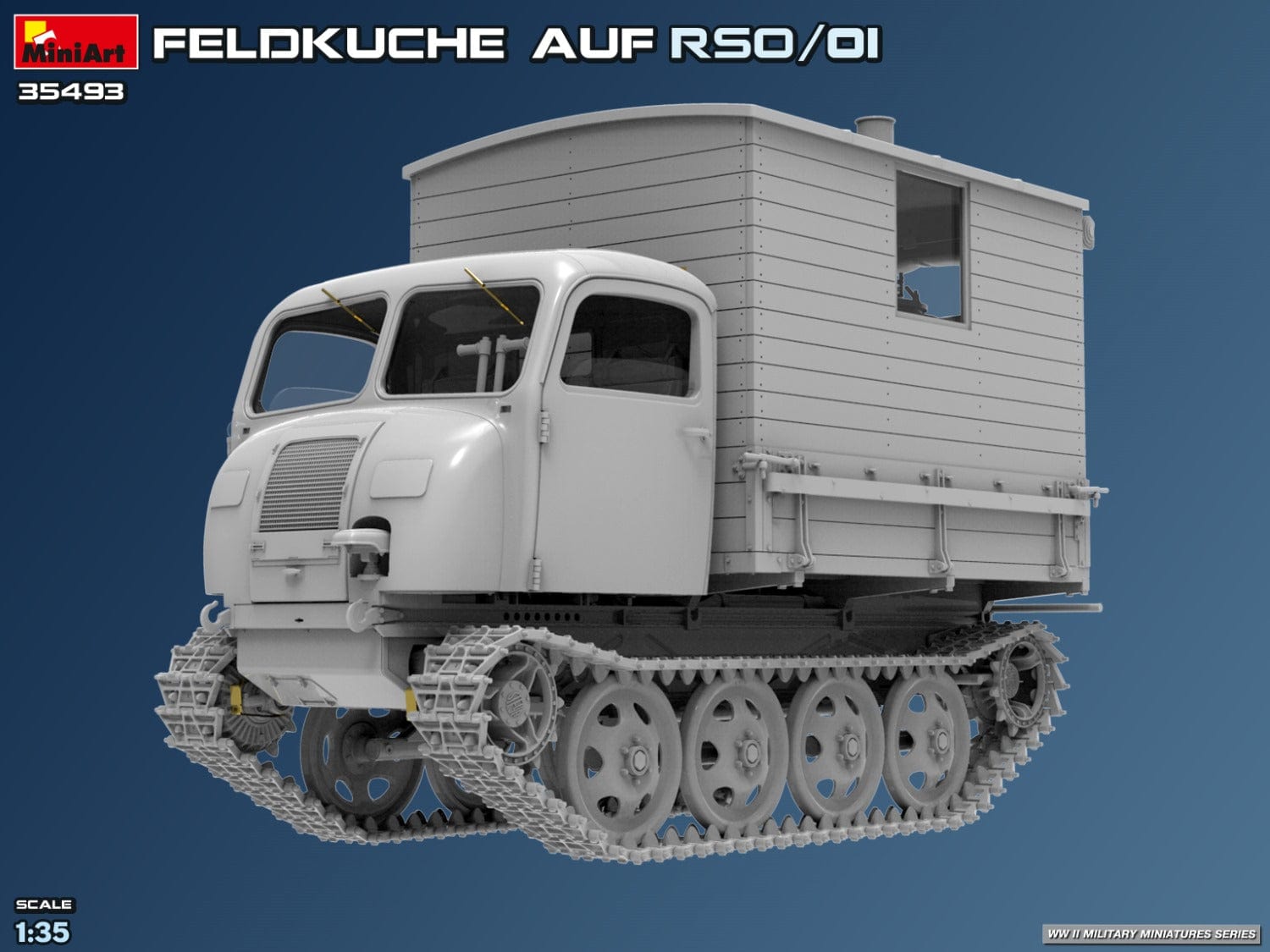 Miniart - 35493 - Steyr RSO/01 Feldküche - digital model