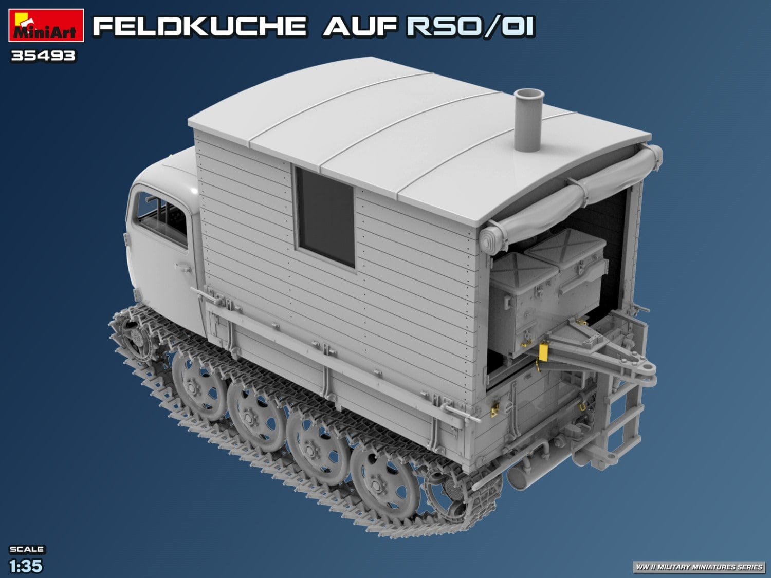 Miniart - 35493 - Steyr RSO/01 Feldküche - digital model