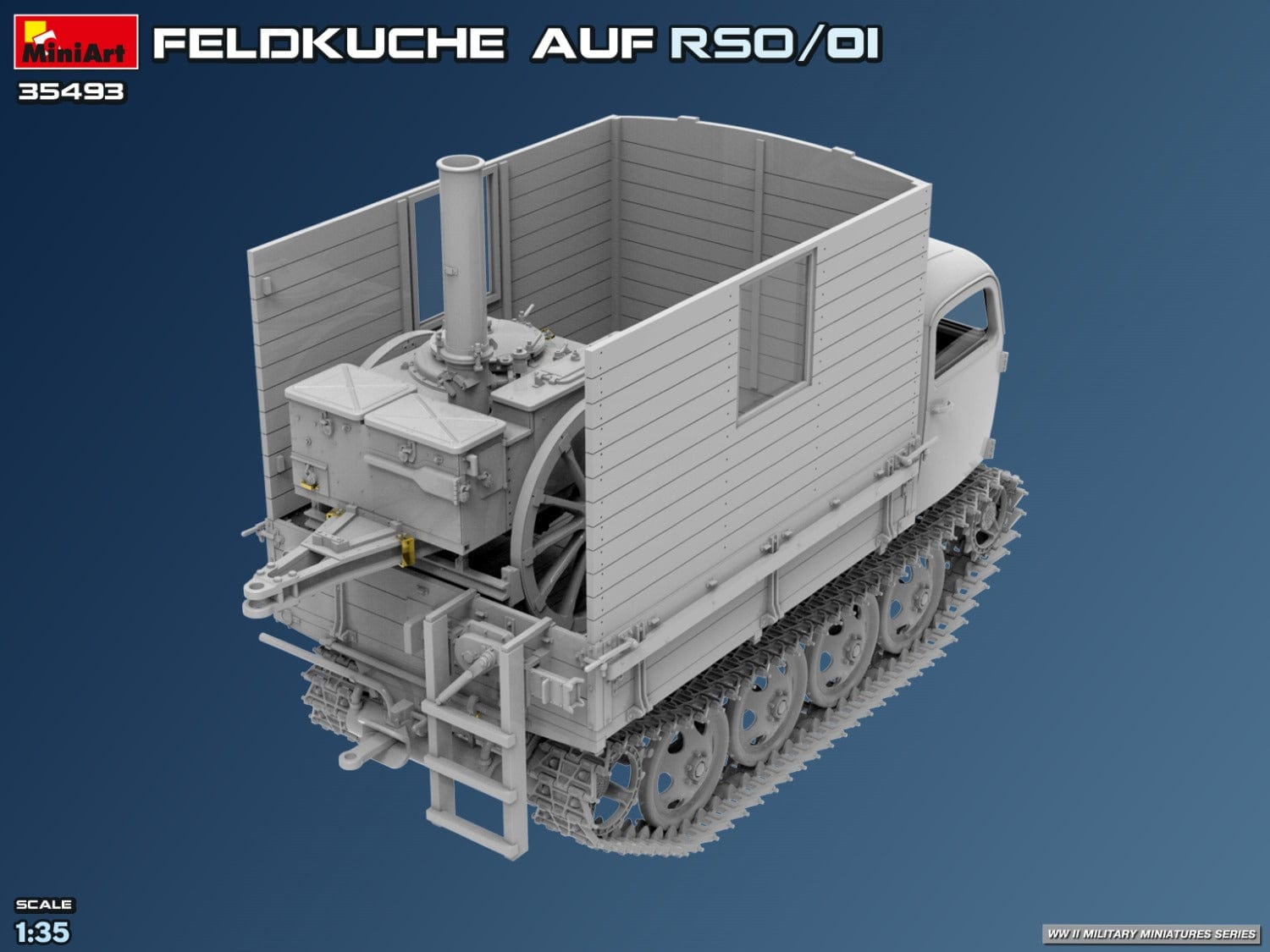 Miniart - 35493 - Steyr RSO/01 Feldküche - digital model