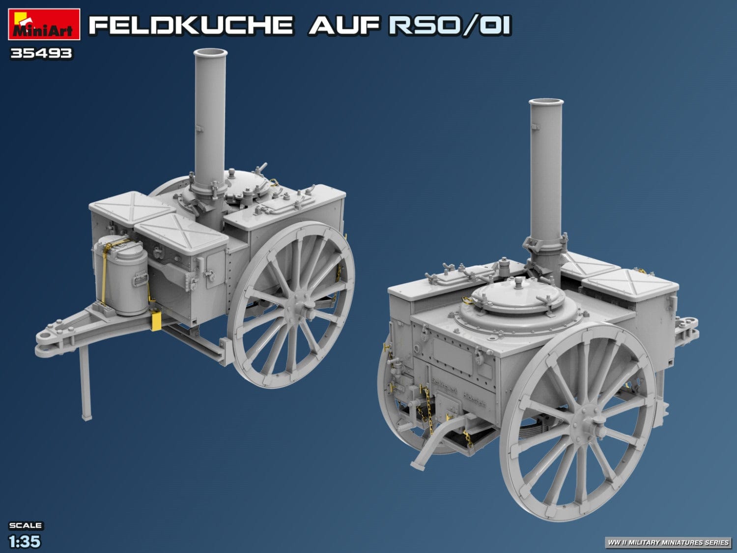 Miniart - 35493 - Steyr RSO/01 Feldküche - digital model
