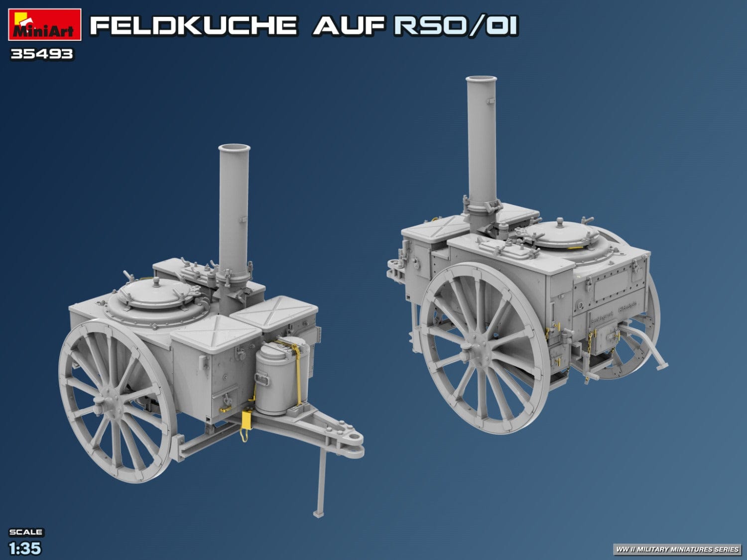 Miniart - 35493 - Steyr RSO/01 Feldküche - digital model