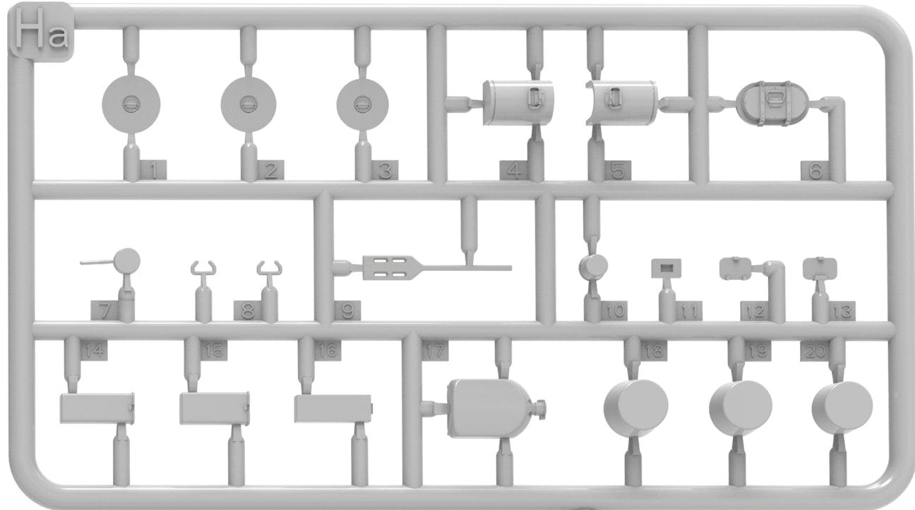 Miniart - 35493 - Steyr RSO/01 Feldküche - sprue