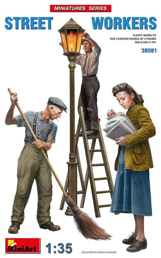010 - Miniart - 38081 - Street Workers - primary image