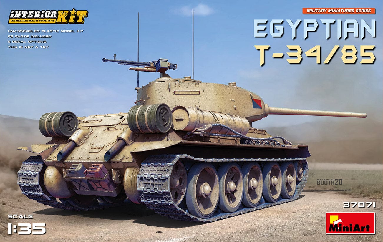 010 - Miniart - 37071 - T-34-85 with Interior - primary image