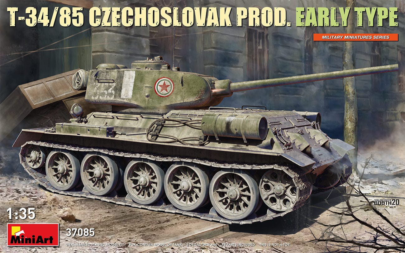 010 - Miniart - 37085 - T-34-85CZ (early) - primary image