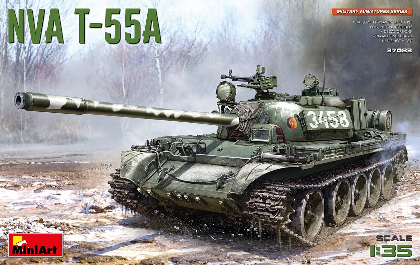 010 - Miniart - 37083 - T-55A - primary image
