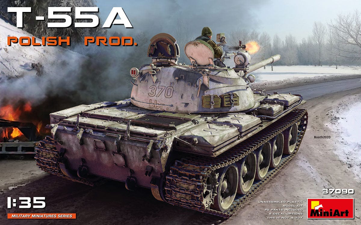 010 - Miniart - 37090 - T-55A - primary image