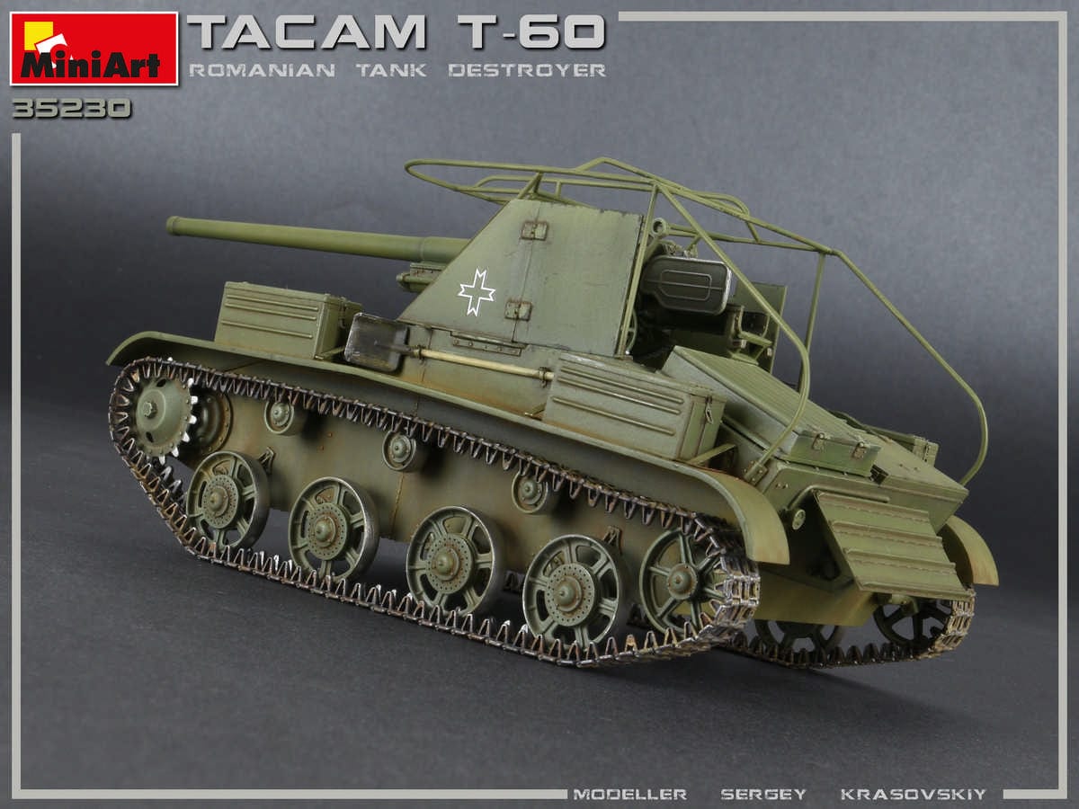 709 - Miniart - 35230 - TACAM T-60 with Interior - painted model