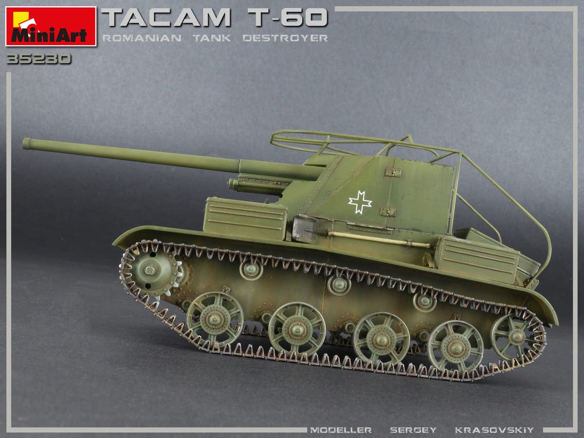 710 - Miniart - 35230 - TACAM T-60 with Interior - painted model