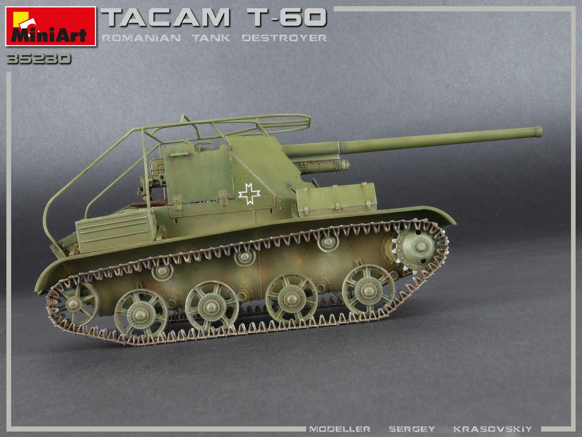 711 - Miniart - 35230 - TACAM T-60 with Interior - painted model