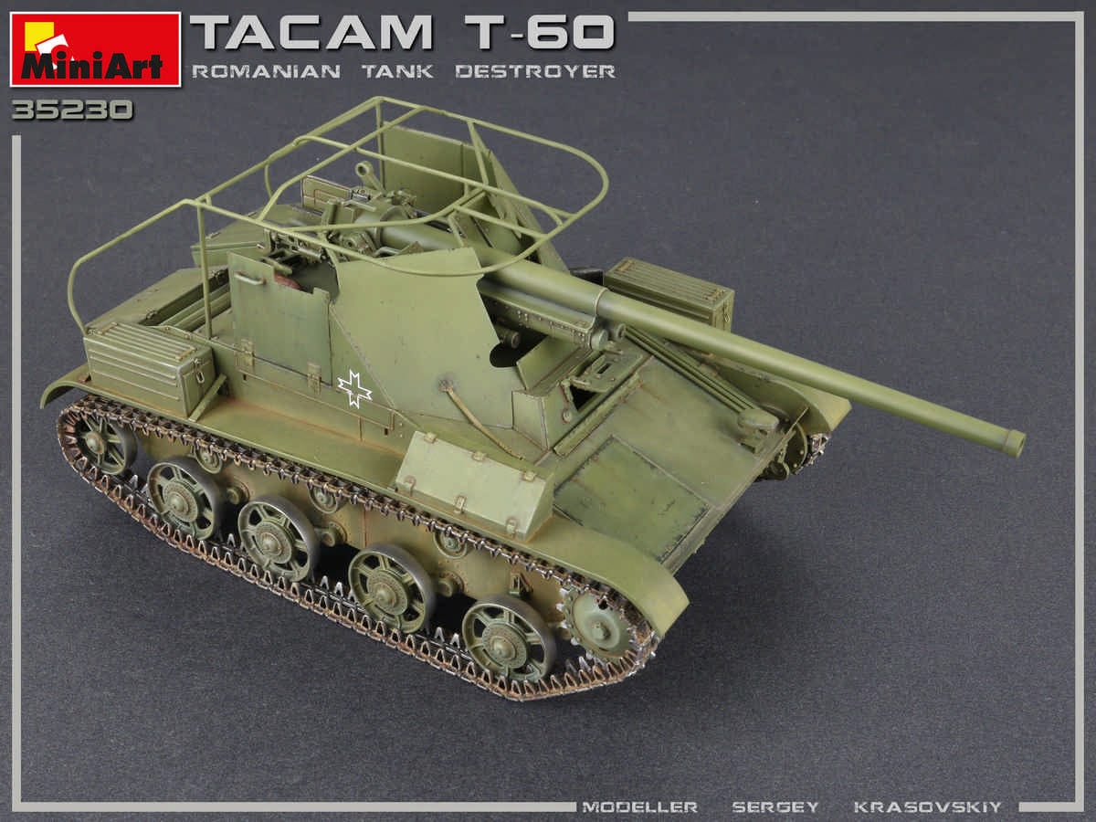 712 - Miniart - 35230 - TACAM T-60 with Interior - painted model