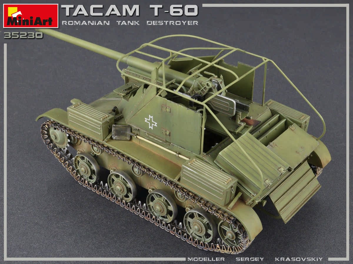 714 - Miniart - 35230 - TACAM T-60 with Interior - painted model