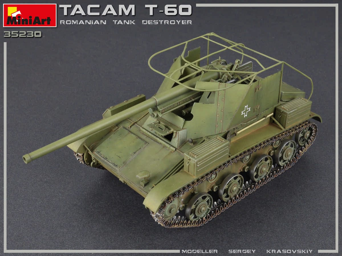 715 - Miniart - 35230 - TACAM T-60 with Interior - painted model