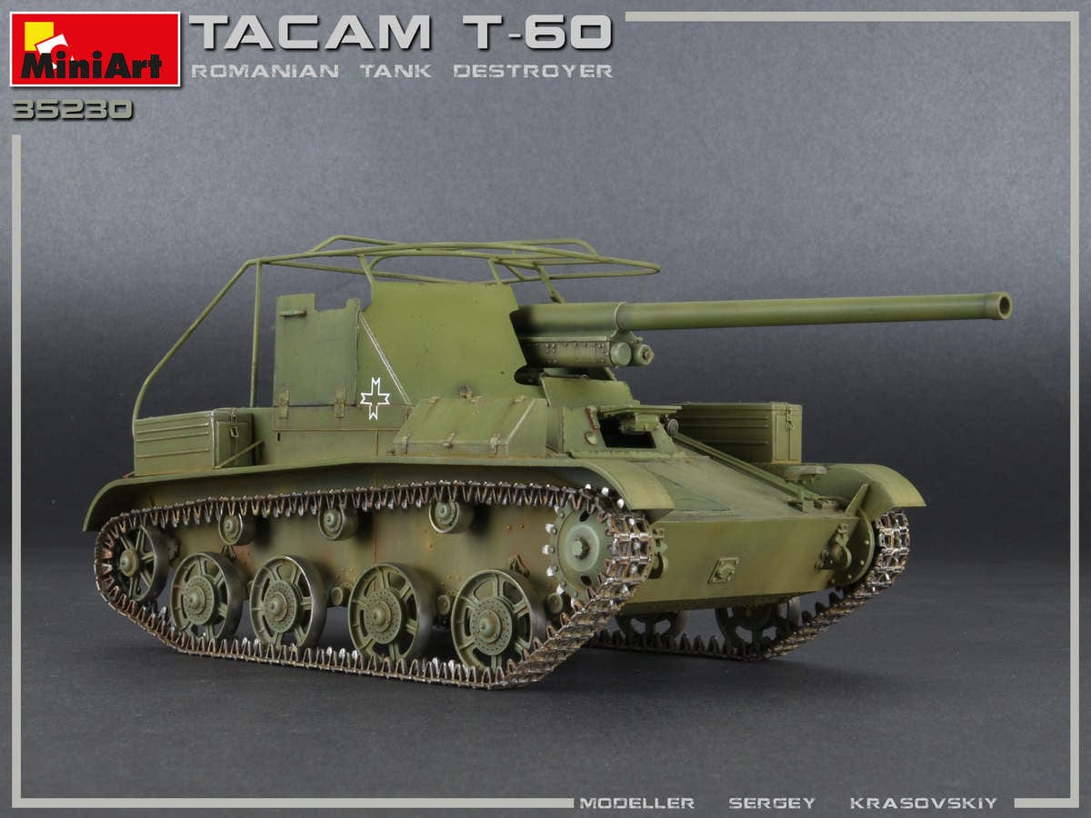 701 - Miniart - 35230 - TACAM T-60 with Interior - painted model