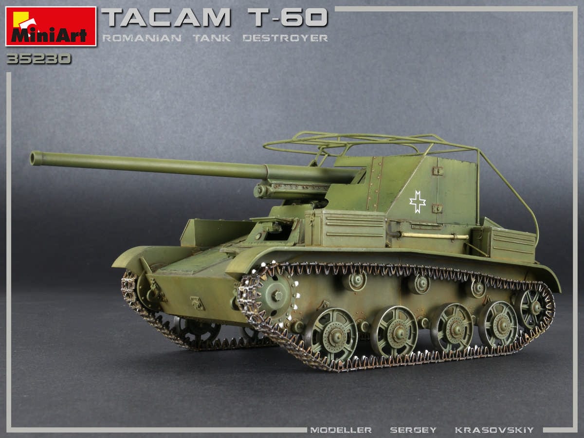 702 - Miniart - 35230 - TACAM T-60 with Interior - painted model
