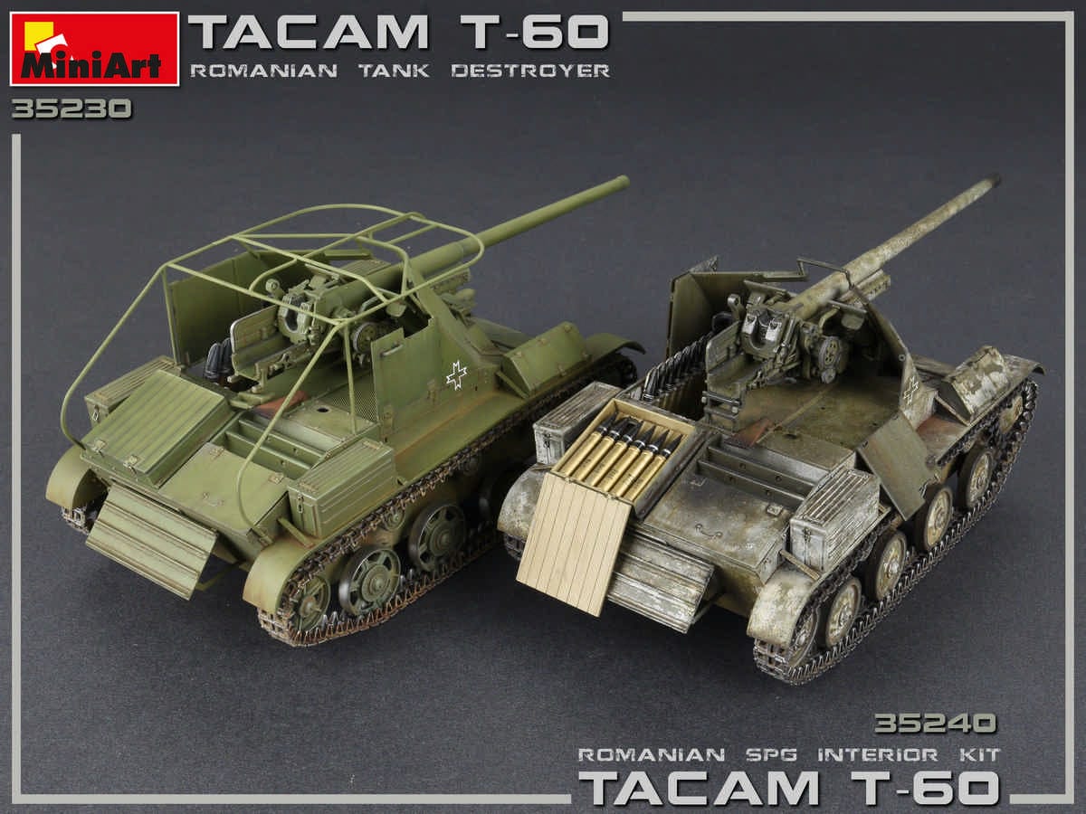 703 - Miniart - 35230 - TACAM T-60 with Interior - painted model