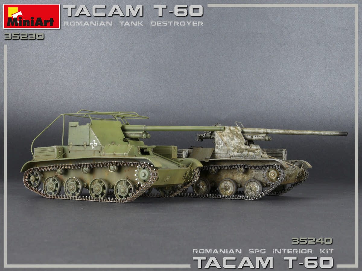 705 - Miniart - 35230 - TACAM T-60 with Interior - painted model