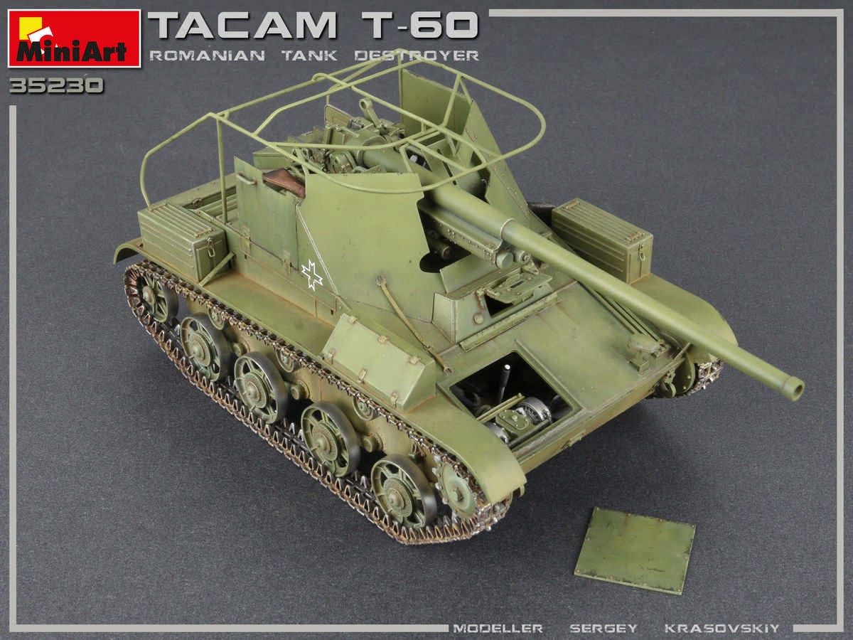 707 - Miniart - 35230 - TACAM T-60 with Interior - painted model